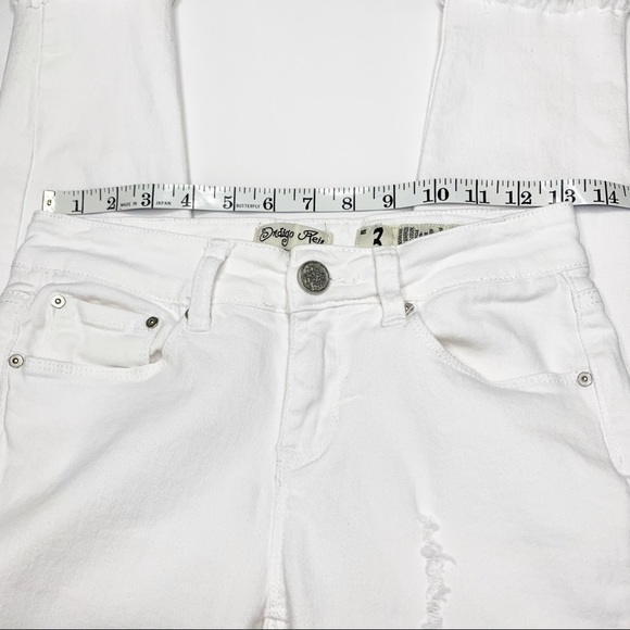 Indigo Rein Forever White Skinny Ankle Jeans W26" - Picture 12 of 16